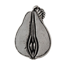 Fiori - Pear Knob - Vintage Pewter