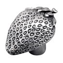 Fiori - Strawberry Knob - Antique Silver