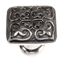 Fleur de Lis - 1.25" Cabinet Knob - Vintage Pewter
