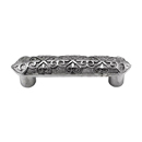 Fleur de Lis - 3" Cabinet Pull - Polished Silver