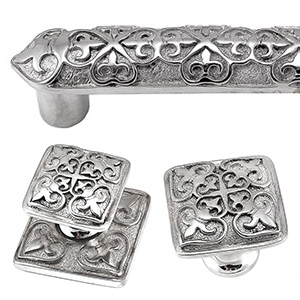 Fleur de Lis - Polished Nickel