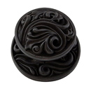 Liscio - 1" Cabinet Knob w/Rosette - Oil Rubbed Bronze