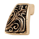 Liscio - Leaves Finger Knob - Antique Gold