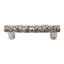 Liscio - 3" Cabinet Pull - Polished Silver
