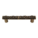 Liscio - 4" Cabinet Pull - Antique Brass