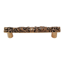 Liscio - 4" Cabinet Pull - Antique Gold