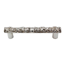 Liscio - 4" Cabinet Pull - Polished Silver