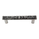 Liscio - 5" Cabinet Pull - Antique Silver