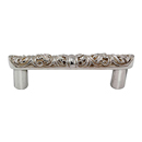 Liscio - 3" Round End Pull - Polished Silver