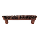 Liscio - 5" Round End Pull - Antique Copper