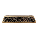 Liscio - Leaves Finger Pull - Antique Brass