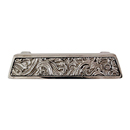 Liscio - Leaves Finger Pull - Polished Silver