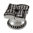 Medici - Large Square Knob - Antique Silver