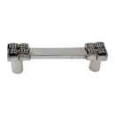 Medici - Square Pull - Antique Silver