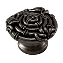 Palmaria - 1.5" Round Bamboo Knob - Gunmetal