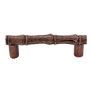 Palmaria - 3 5/8" Bamboo Cabinet Pull - Antique Copper