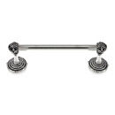 Palmaria - 18" Bamboo Towel Bar - Antique Silver