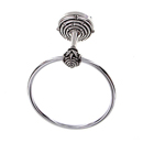 Palmaria - Bamboo Towel Ring - Antique Silver