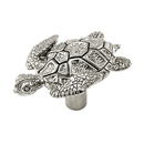 Pollino - Turtle Knob - Polished Silver