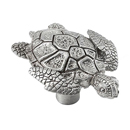 Pollino - Turtle Knob - Satin Nickel