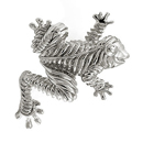 Pollino - Frog Knob - Polished Silver