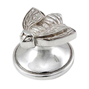Pollino - Small Bee Knob - Polished Silver