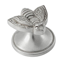 Pollino - Small Bee Knob - Satin Nickel