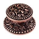 San Michele - 1" Cabinet Knob w/Backplate - Antique Copper