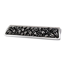 San Michele - 3" Finger Cabinet Pull - Antique Silver