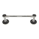 San Michele - 18" Towel Bar - Antique Silver