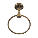 San Michele - Towel Ring - Antique Brass