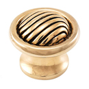 Sanzio - Wavy Lines Small Knob - Antique Gold