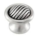 Sanzio - Wavy Lines Small Knob - Antique Nickel