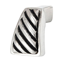 Sanzio - Wavy Lines Finger Knob - Antique Silver