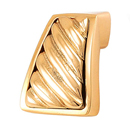 Sanzio - Wavy Lines Finger Knob - Polished Gold