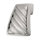 Sanzio - Wavy Lines Finger Knob - Satin Nickel