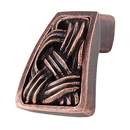 Sanzio - Linking Lines Finger Knob - Antique Copper