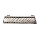 Sanzio - Wavy Lines Finger Pull - Polished Silver