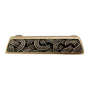 Sanzio - Linking Lines Finger Pull - Antique Brass