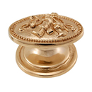 Sforza - Bow & Arrows Oval Knob - Polished Gold