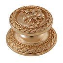 Sforza - Bow & Arrows Classical Knob - Polished Gold