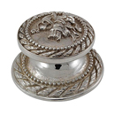 Sforza - Bow & Arrows Classical Knob - Polished Silver