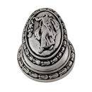 Sforza - Woman Oval Knob - Antique Nickel