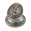 Sforza - Woman Oval Knob - Polished Silver