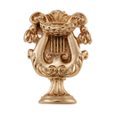Sforza - Harp Cabinet Knob - Polished Gold