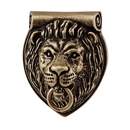 Sforza - Lion Cabinet Knob - Antique Brass