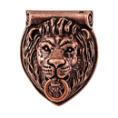 Sforza - Lion Cabinet Knob - Antique Copper