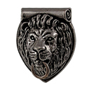 Sforza - Lion Cabinet Knob - Gunmetal