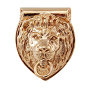 Sforza - Lion Cabinet Knob - Polished Gold