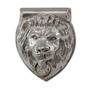 Sforza - Lion Cabinet Knob - Polished Silver